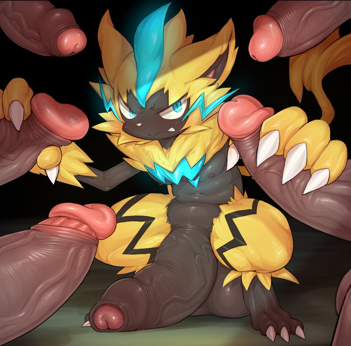RoamingBreeder's tweet image. Watts sup cutie? I'm everybody's living pump &amp;amp; dump, mount me on your hunk of meat or I'll do the same to you.~💛 Far warning: I'm prone to leaving ppl gaped. 
⚡️Detailed/Literate
⚡️Switch
⚡️Extreme kinks warning  
⚡️Accepts humans, Anthros and Pokémon
⚡️Bisexual