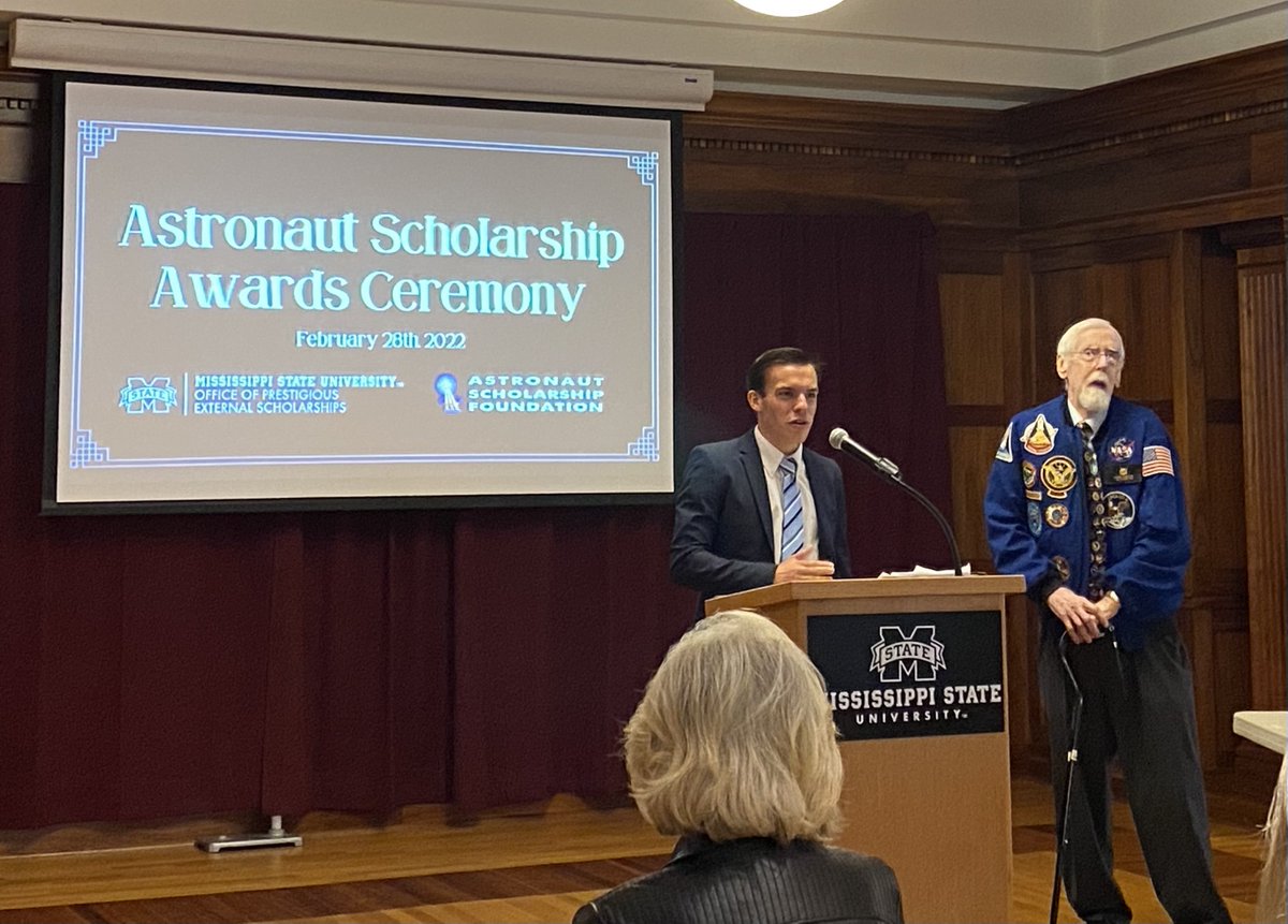 What a joy to see <a href="/reese_dunne/">Reese Dunne</a> honored as a 2021 Astronaut Scholarship recipient.  He gave a great speech about his multiple research opportunities, including #CMMLpriddy (🥳😊), and how that has shaped his future interests. 

Congratulations Reese!