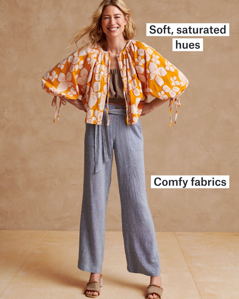 stitchfix's tweet image. Q: What’s sun-kissed, relaxed and dreamy?

A: Well yeah, maybe your next beach vacation, but we were thinking of the new Golden State trend. See its must-have vibes above. Then, go to Stitch Fix Freestyle to get in on it.