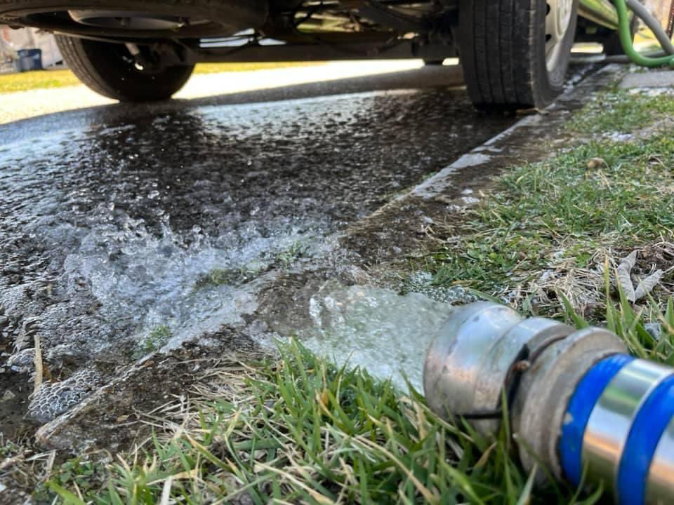 Our crews are on the job, extracting over 20,000 gallons of water from this flooded basement. Our professional crews are faster to any size disaster. Call the experts at SERVPRO 606-836-8000