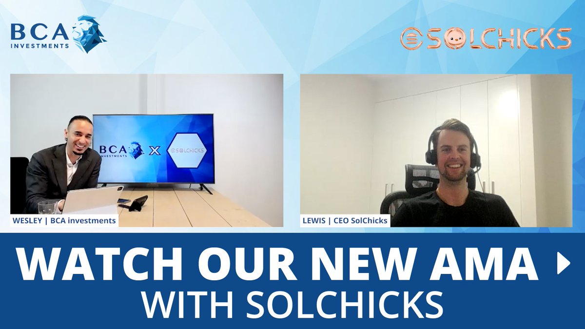 BCAinvestments's tweet image. 🚨New Post-IDO video AMA Online with SOLCHICKS🐣🔥
 
#SolChicks is one of the BIGGEST #Solana #P2EGames! In this #videoama, we discuss the @SolChicksNFT Developments, Updates, Milestones &amp;amp; FUTURE🚀👀
#NFTGame #BCAi
 
Watch here (Tip: Use the Timestamps!)👇
youtube.com/watch?v=fDVZE2…