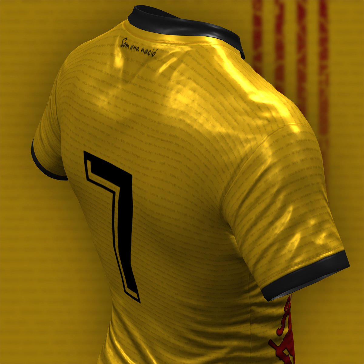 MB21Design's tweet photo. Catalunya

Presento el concepte per a una samarreta de la selecció catalana.

- Sant Jordi com a patró de #Catalunya 🏴󠁧󠁢󠁥󠁮󠁧󠁿

- Les 4 barres al cor, difuminades 🩸

- Lema #SomUnaNació al coll i de Catalunya al davant✍️

Què us sembla catalans?

Made with: @fifakitcreator https://t.co/JRTzdfSilZ