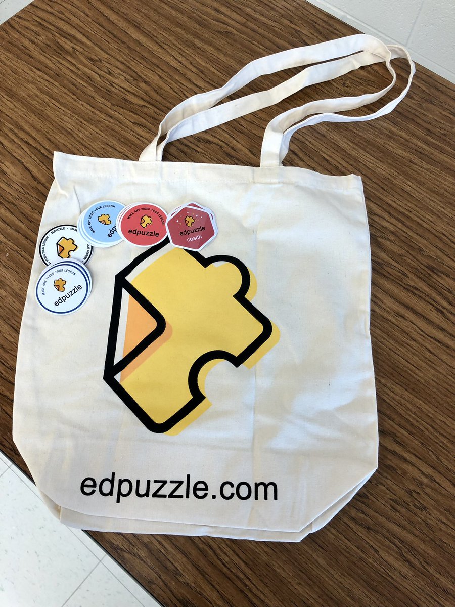 Thanks for the swag bag <a href="/edpuzzle/">Edpuzzle</a>!