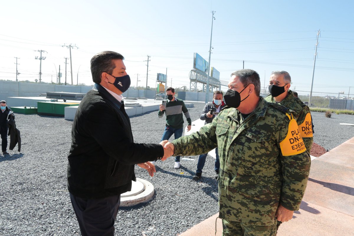 En #Reynosa realizamos la reunión del Grupo de Coordinación para la Construcción de Paz, en la que revisamos la seguridad en la región. Se refrendó la coordinación y el compromiso para seguir actuando con firmeza y determinación en contra de los grupos criminales.