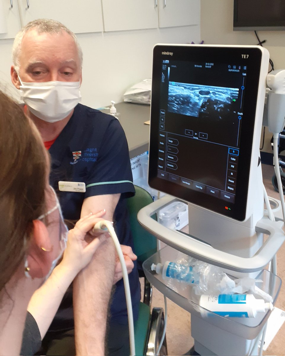 Trinity Team SuperSonic training for #sonogames. Peripheral IV access is such a great skill for medical students to master before they graduate; improves first pass success particularly in patients with difficult access &amp; ensures high quality effective patient care. Go team! 🙌👏