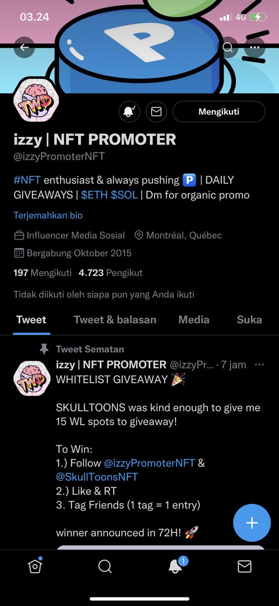 WelsAndrian's tweet photo. @ThePegxsu @izzyPromoterNFT Done🔥. Never surrender✊🏻 https://t.co/0Z5u8DZdxw