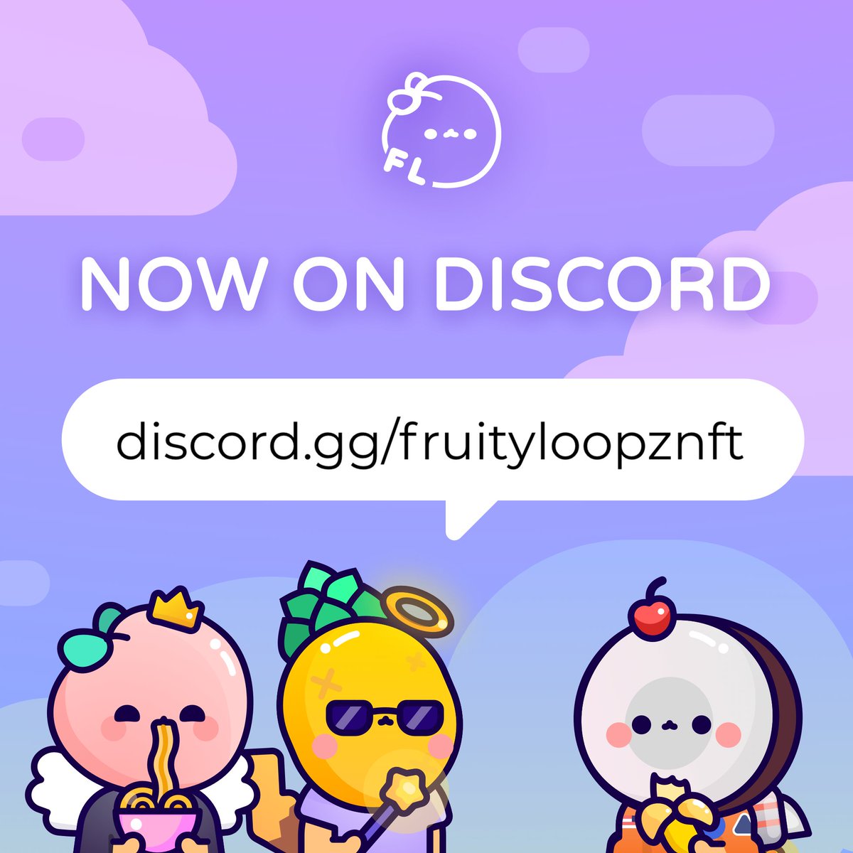 FruityLoopzNFT's tweet image. Giveaway!! 100 SweetList (WL) spots in the next 24 hours!

🍓 50 SL to the first to invite 5 frens on discord!
🍑 50 SL to the first to invite 10 frens on discord!

1️⃣ Follow @FruityLoopzNFT 
2️⃣ Like + RT
3️⃣ Join discord.gg/fruityloopznft

#NFTGiveaway