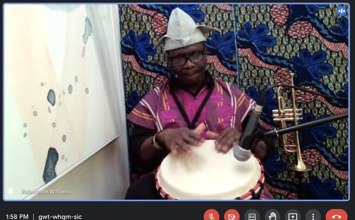 sajefferson1's tweet photo. So many amazing messages shared this afternoon in our Drumming Workshop by @BabarindeWilli1 Thank you for sharing your talents and wisdom with us here @DesmondHDSB π₯πΆππ΅βοΈ #djembedrums #storiesthroughmusic https://t.co/0pYCTfu4Y3