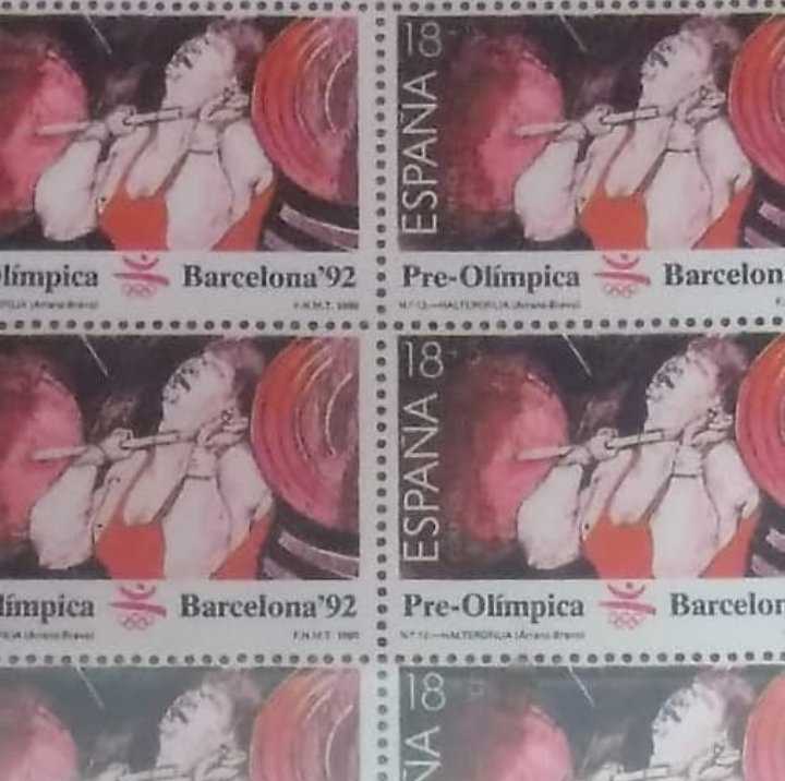 museodelafuerza's tweet photo. 30 años no son nada. 
#halterofilia 
#Barcelona92
#museo #fuerza
#sellos #numismática
@Correos https://t.co/svO7XGd37C