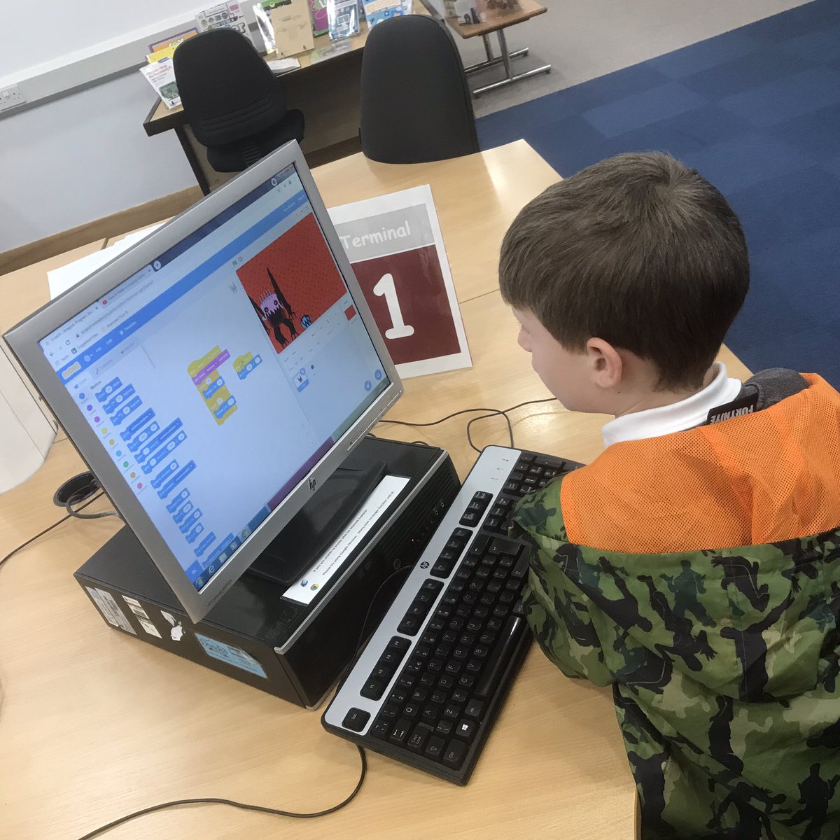 Our Junior Makers tonight using Lego to develop spatial awareness and planning. Little acorns and all that. Today castles - tomorrow who knows? #libraries #codingforkids