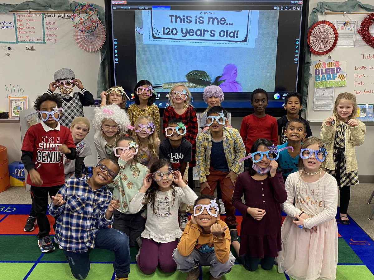 MsStephens1st's tweet photo. Happy 120th day of school! #ReevesAchieves #Reeves3 https://t.co/lfwSzTUIlP