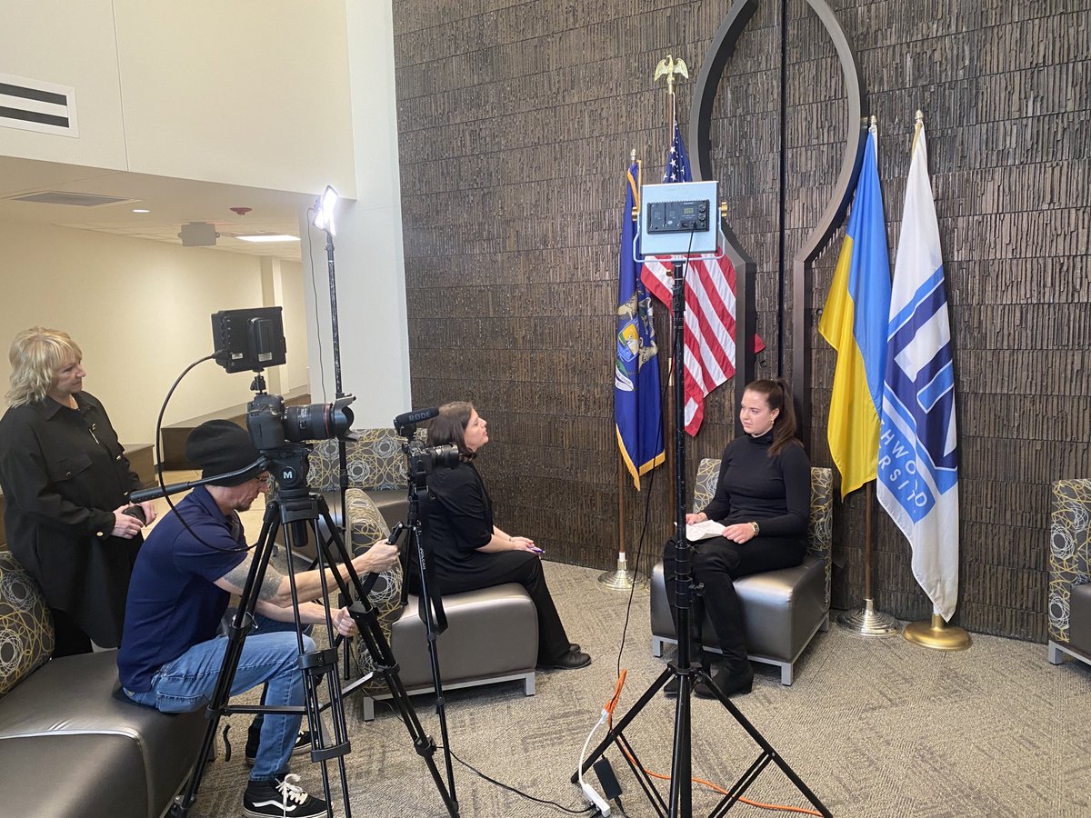 Preparing for our announcement tomorrow. A website will be launched and our press conference is at 2:00 pm. We will ask for your help - an opportunity for you to directly support Ukrainians, including amazing young people like Northwood student, Iyrna Trystan, from Lviv Ukraine.