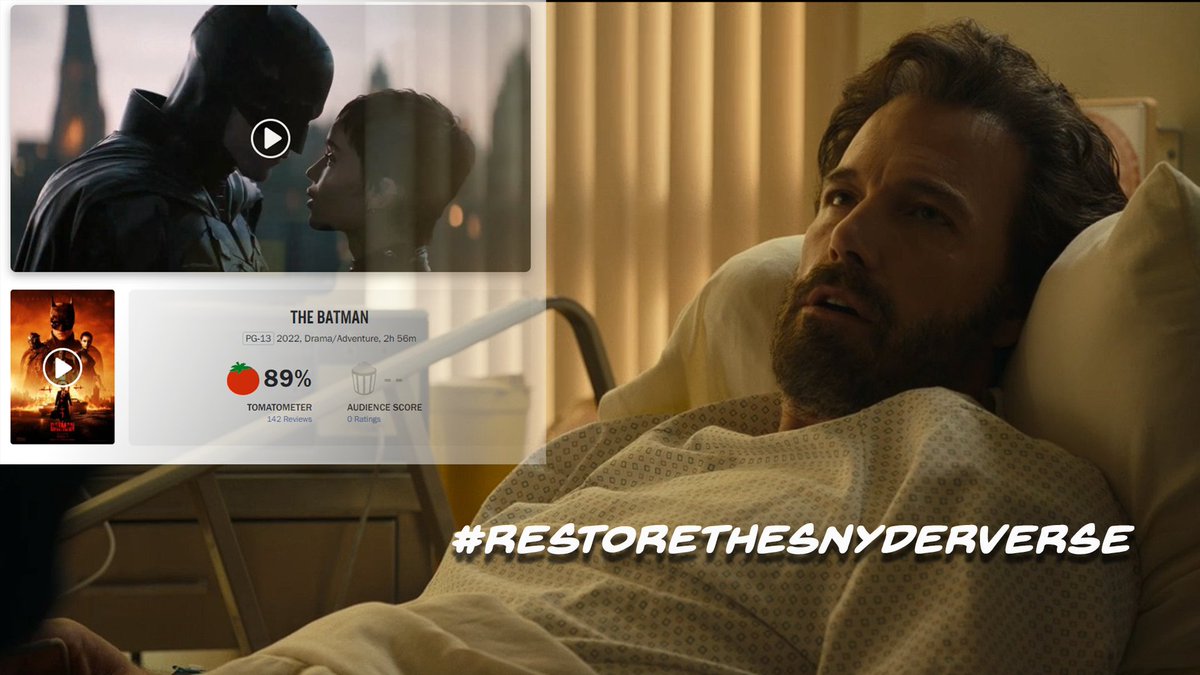 #TheBatman #RestoretheSnyderVerese #SnyderverseisDED