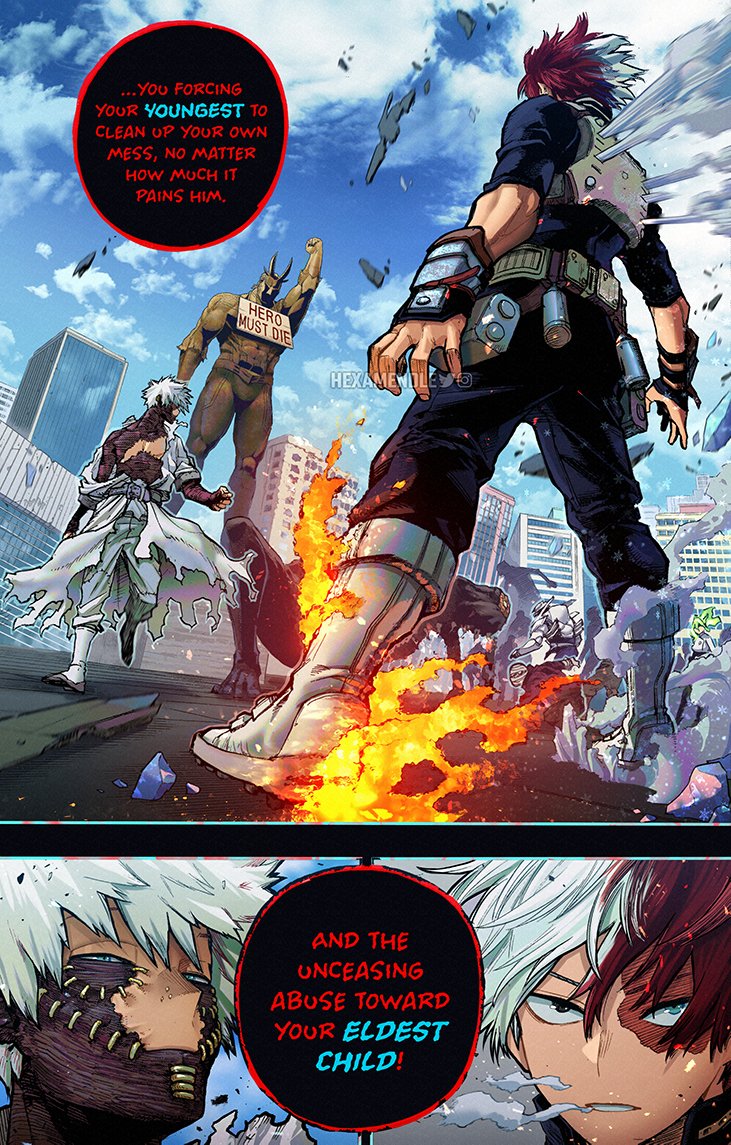 My Hero Academia Manga 369 HEXAMENDLE on Twitter: "Dabi, Shoto. Manga: My Hero Academia [Ch.345