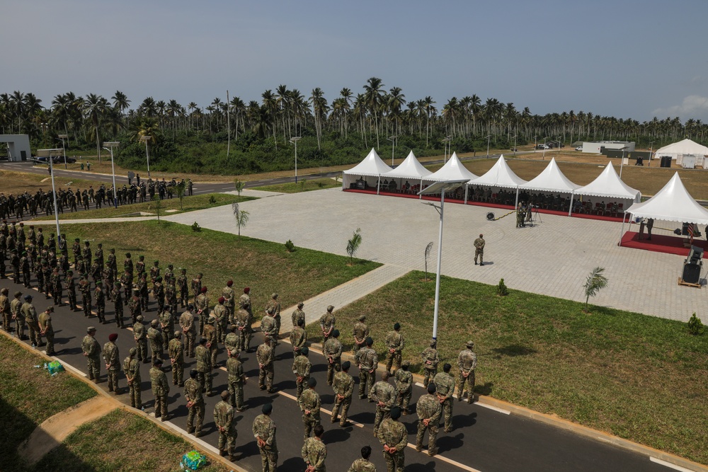 USSOCAF's tweet photo. Today concludes #Flintlock22. The U.S., @NATO_SOF allies, & #Africa #Partner nations participated in the closing ceremony wrapping up a successful exercise. @USSOCAF thanks their partner nations for their strong showing. https://t.co/BVIyzNPxg1