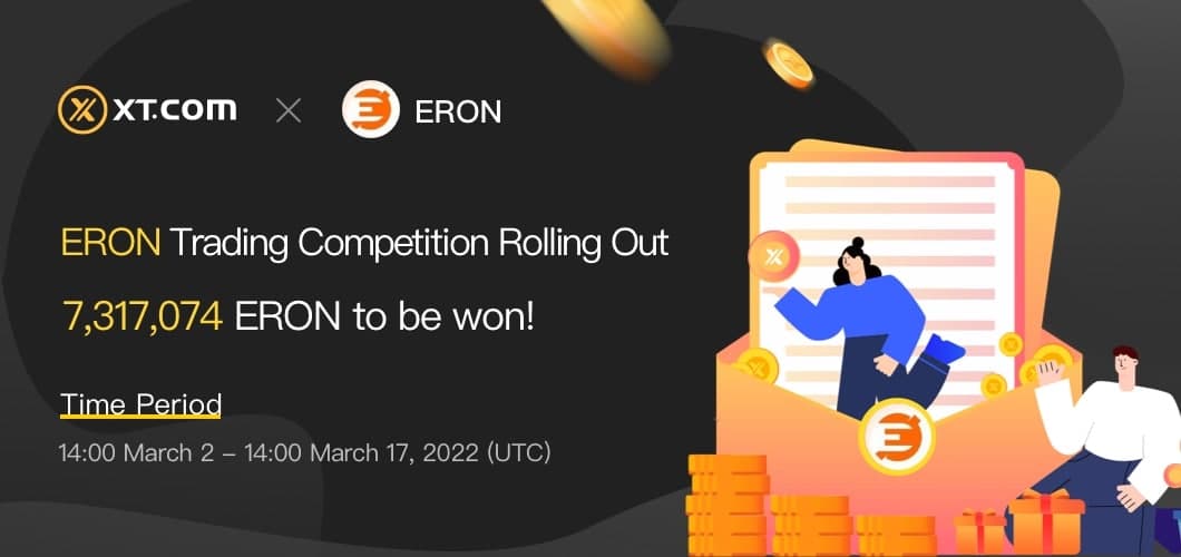 cryptodesck's tweet image. #XTexchange Exclusive 

🏆ERON Trading Competition Rolling Out 7,317,074 ERON to be won!

⏰ Time Period: 14:00 March 2 — 14:00 March 17, 2022 (UTC)

xtsupport.zendesk.com/hc/en-us/artic…

Telegram: t.me/eroncoin 
Website: eronproject.com 

#eron #eronblockchain