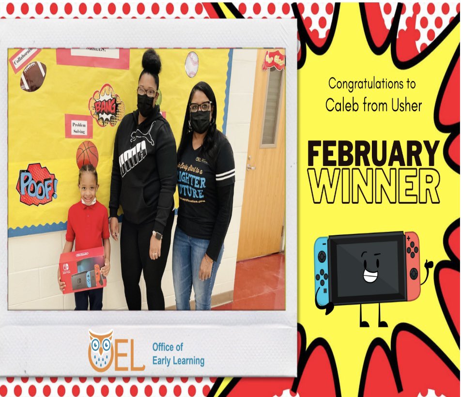 Arian Harris (@arianharris1) on Twitter photo PreK Family Support Team offers families a chance to win a Nintendo Switch each quarter for participating in monthly parent meetings/trainings. Congratulations to our 2nd quarter winner!!🙌🏼 @bridget92070 <a href="/drjoyeinpearls/">Joye Bradley, Ed.D.</a> <a href="/aps_OEL/">APS Early Learning</a> @APS_FSS_Katelyn <a href="/apsupdate/">ATL Public Schools</a> PreK Family Support Team offers families a chance to win a Nintendo Switch each quarter for participating in monthly parent meetings/trainings. Congratulations to our 2nd quarter winner!!🙌🏼 @bridget92070 <a href="/drjoyeinpearls/">Joye Bradley, Ed.D.</a> <a href="/aps_OEL/">APS Early Learning</a> @APS_FSS_Katelyn <a href="/apsupdate/">ATL Public Schools</a>