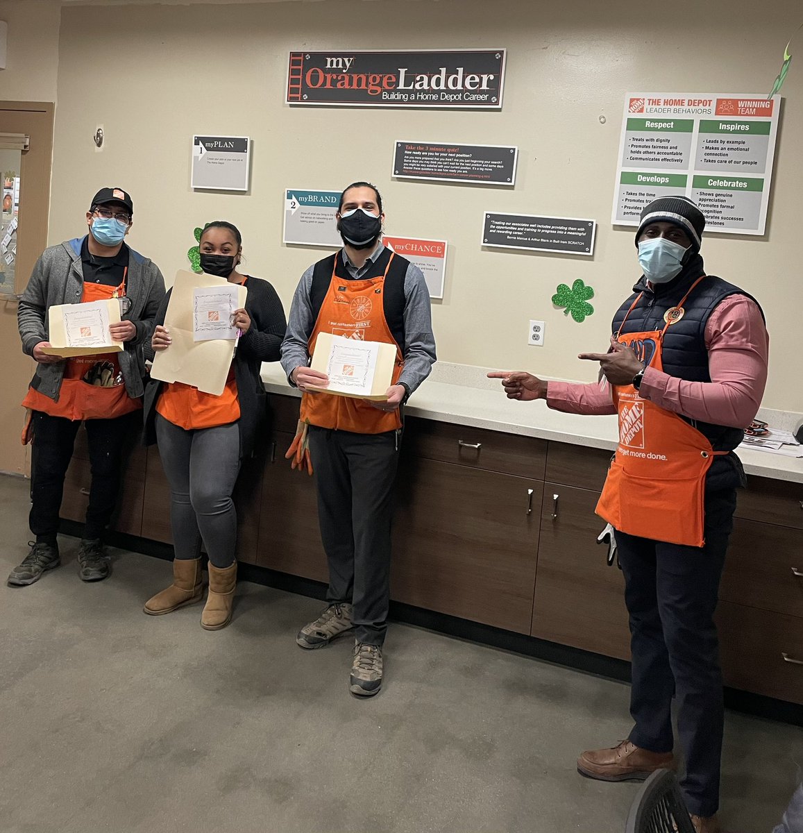 donaldogriffith's tweet photo. Presenting a formal invitation to a few of our candidates for the In-Store Development program. https://t.co/eO79So6tJ9