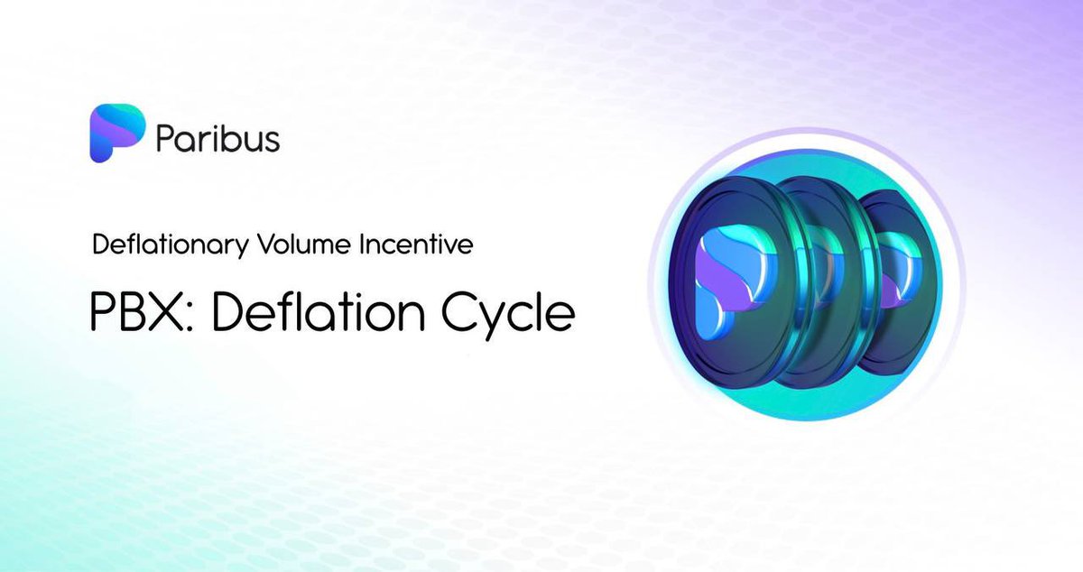 paribus_io's tweet photo. PBX #Deflation Cycle 🔥

We have witnessed strong trading volume this month. This has lead our algorithm to determine that 18,416,288.07 $PBX will be permanently removed from circulation! This amount currently equates to $198,307.14 👀 

Learn more:
👉 https://t.co/XEOjADw3Wj https://t.co/radhLpi1zS