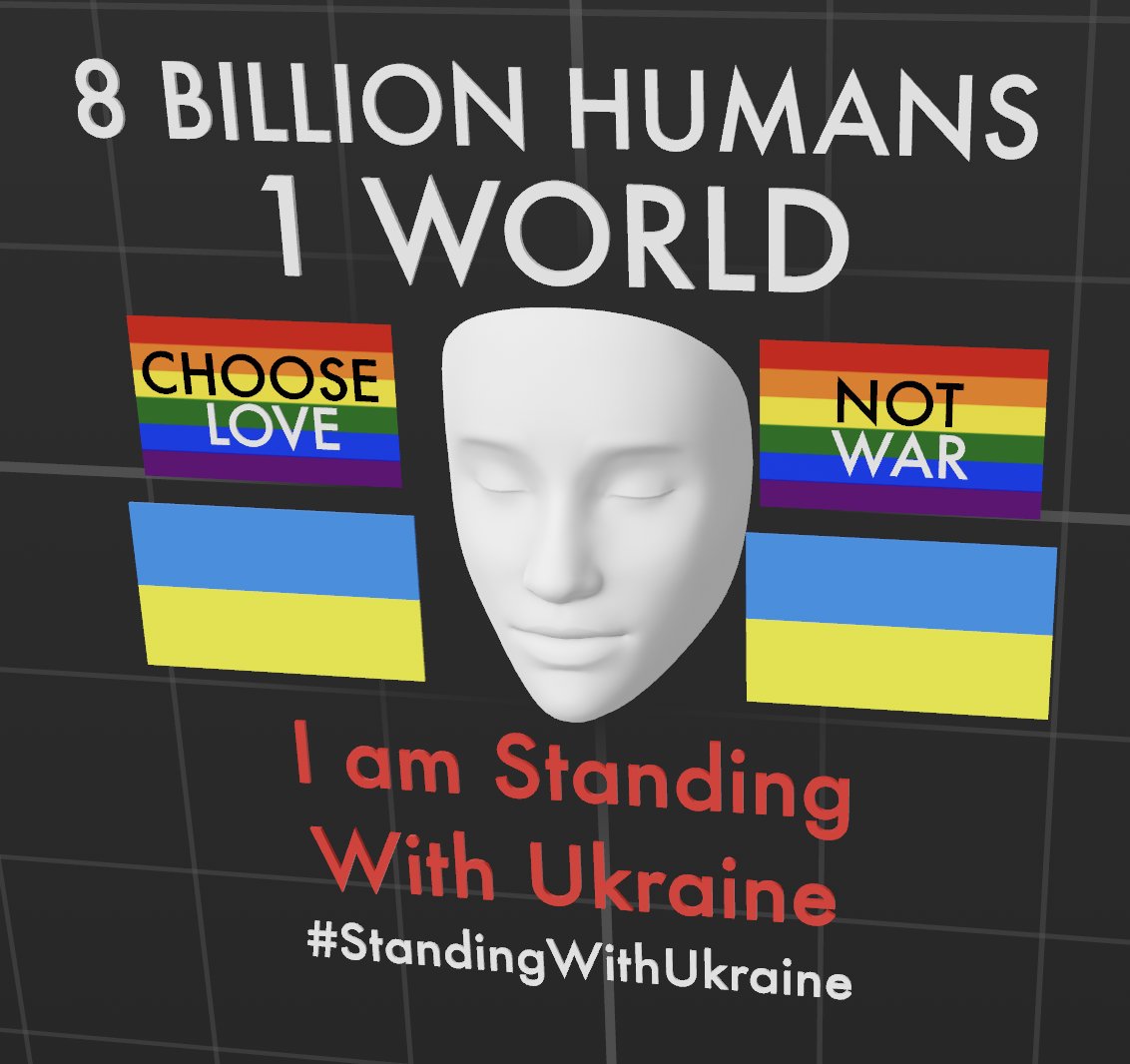 JasonLawford's tweet photo. If you have an iPhone or iPad, click this link to download an augmented reality #AR #USDZ file to show your support for #Ukriane and post your selfies! https://t.co/LiFLLcr6CJ
#StandingWithUkraine @ZelenskyyUa #Ukraine #Russian #UkraineRussiaWar https://t.co/ujPX2kGmfa