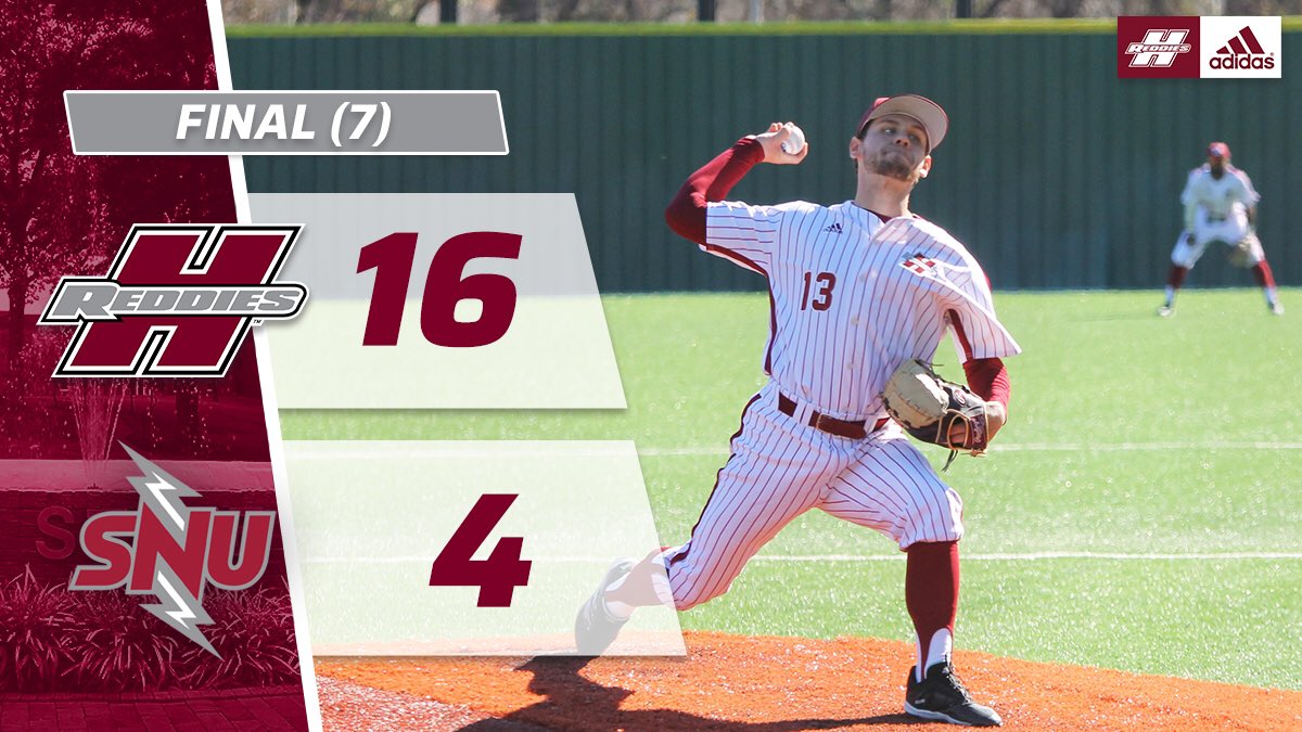 REDDIES WIN!

No. 10 Henderson State defeats SNU 16-4 to set a new program record for longest winning streak at 14-straight games! 🔥

HSU is 14-0, 6-0 in GAC play and returns to action on Friday and Saturday when it travels to face UAM in a three-game series!

#NoMereBeast