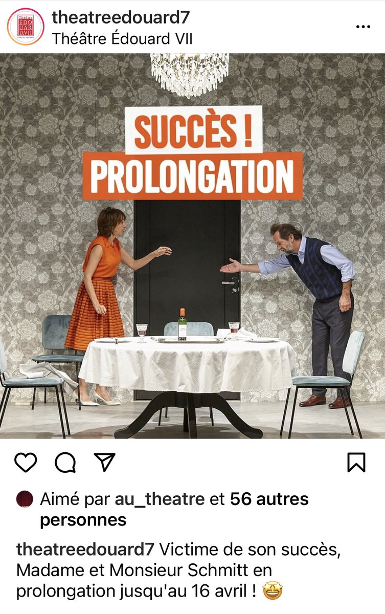 JFGuyot's tweet photo. #Théâtre
Prolongation pour Stéphane de #Groodt et Valérie #Bonneton @TheatreEdouard7 jusqu’au 16 avril dans "Qui est Mr Schmitt?" #SelectionAFP 
https://t.co/DloRrR3GBw
Entretien @JFGuyot https://t.co/EOUBrf7lm3 https://t.co/91N3mjxz3E