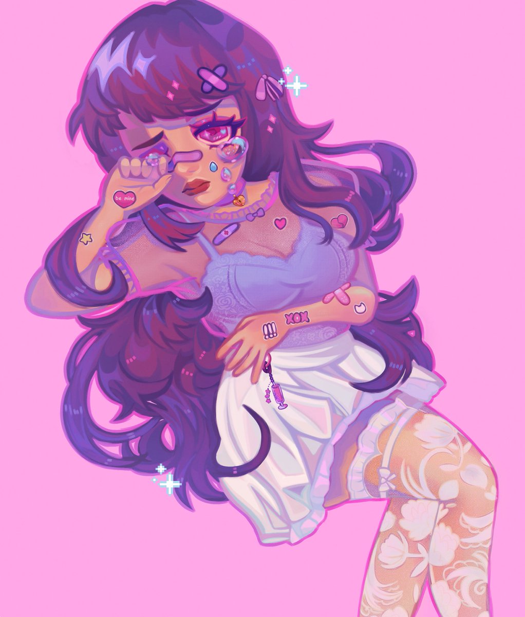 pixie_lotl's tweet photo. 💧🩹🎀girls who cry

#danganronpa #mikan https://t.co/1pHjWYZKnn