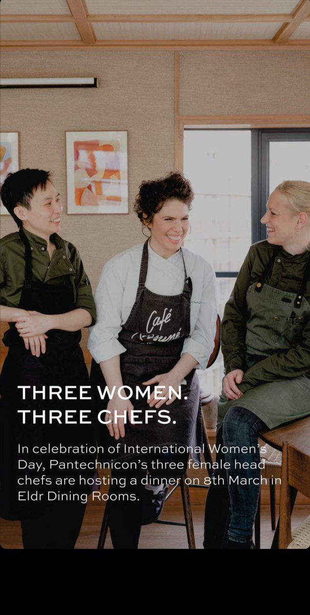 ChefJennyWarner's tweet photo. A celebration of women by women. Not to be missed, book here 👉 https://t.co/qUjKBMlsc4 https://t.co/ByaMt1xeBU
