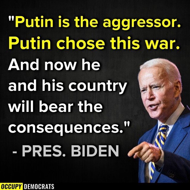 TonyHussein4's tweet photo. Pres. Biden has shown decisive leadership on his response to the Russian invasion of Ukraine.

He has revised his State of the Union address to shrewdly let the world know what Putin is up to.

He is leading a coordinated response by NATO &amp; our allies.

#UkraineKrieg 

#DemVoice1 https://t.co/da6xXT4dCV