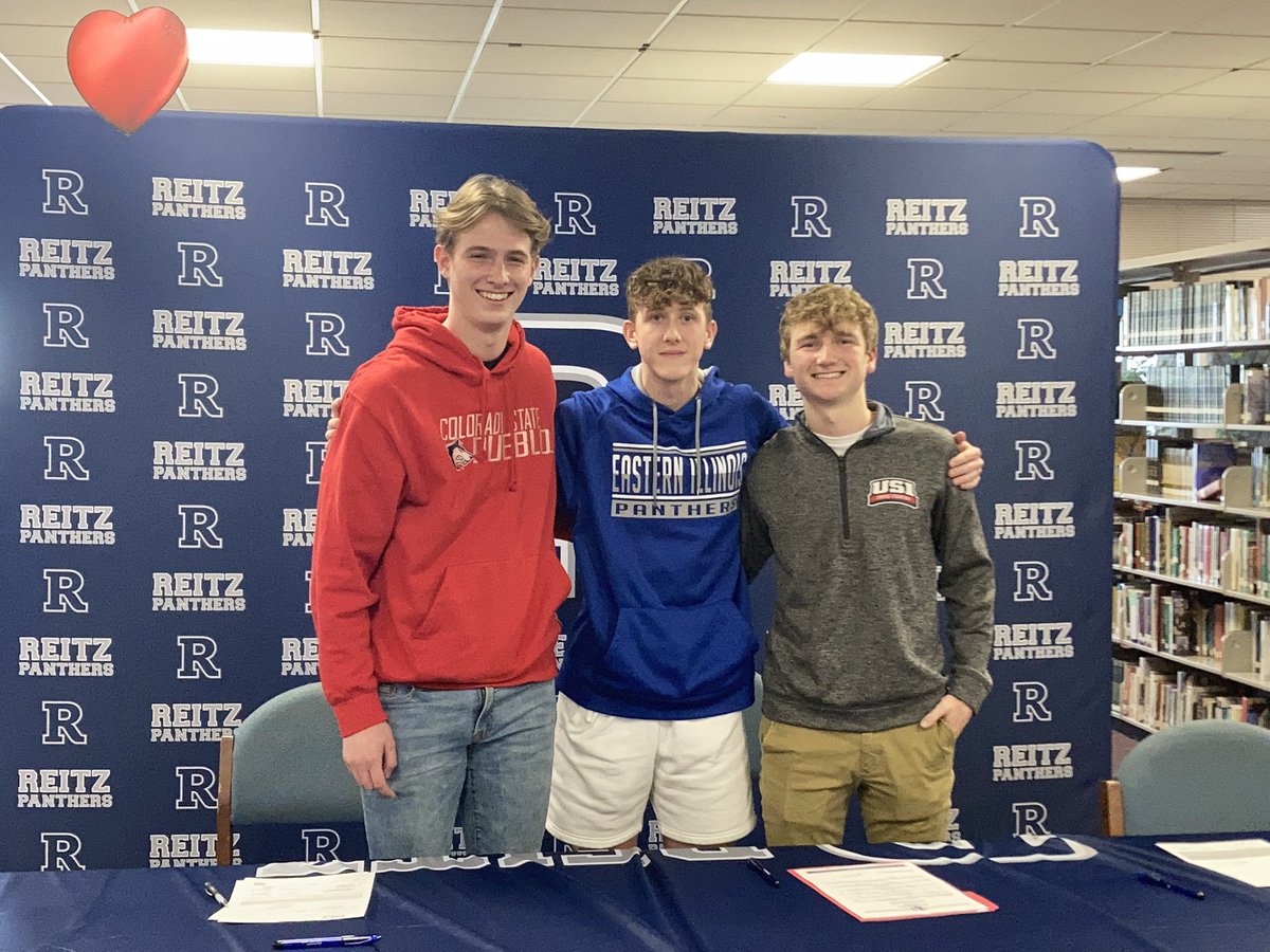 kylesokeland's tweet photo. Reitz High School college signings

Jax McCullough, Colorado State Pueblo ⚽️
Alex Nolan, USI cross country 🏃‍♂️
Will Hays, Eastern Illinois 🎾 https://t.co/cLJDlEZ42A