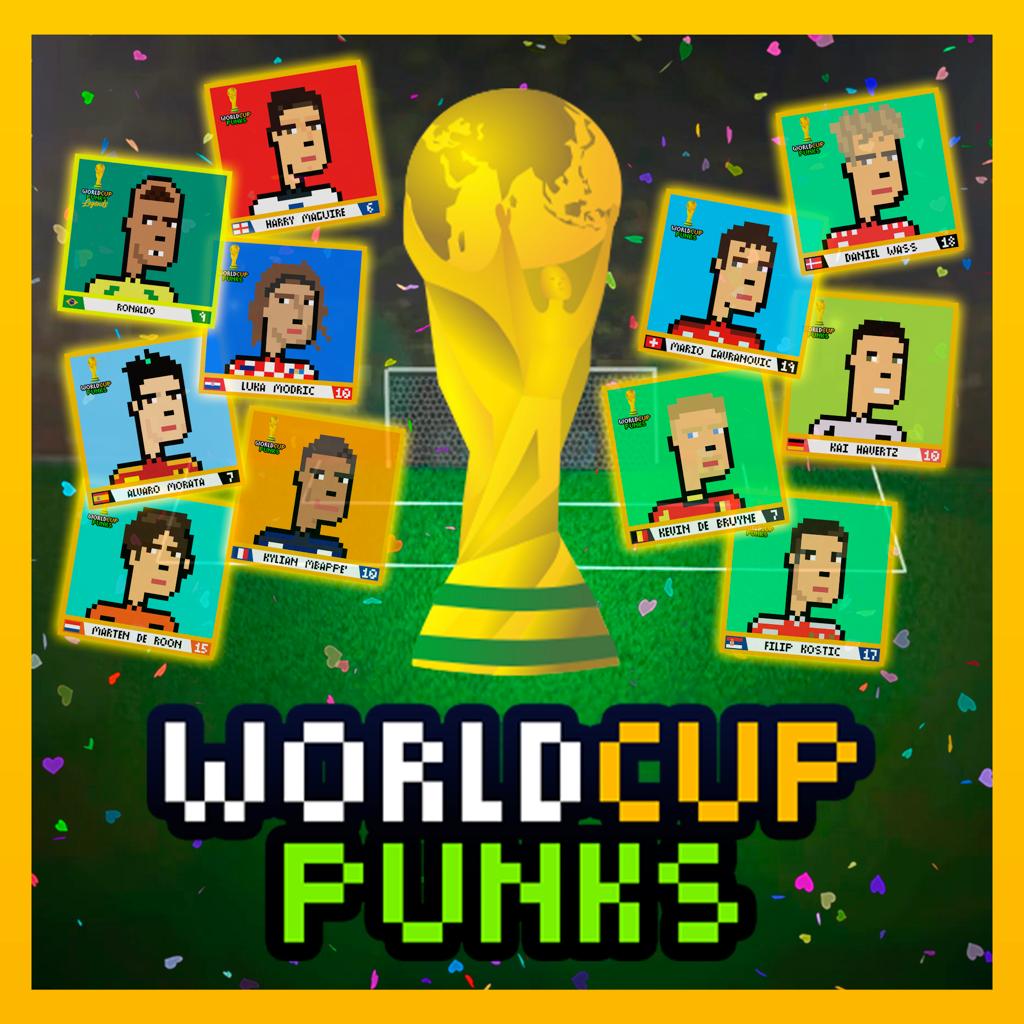 WorldCupPunks's tweet photo. 🏆 WORLD CUP PUNKS IS NOW ON SALE 🏆
Floor price: 0.008 #ETH

Buy now here ➡️ https://t.co/RUla1MArZR

#NFT #NFTDrop #NFTCommunity #NFTGiveaway #NFTMarketplace #nfts #Polygon #OpenSea #DigitalArt #Kante #Mount #Hazard #ETH #Ethereum #Art https://t.co/UAFOJfWPye
