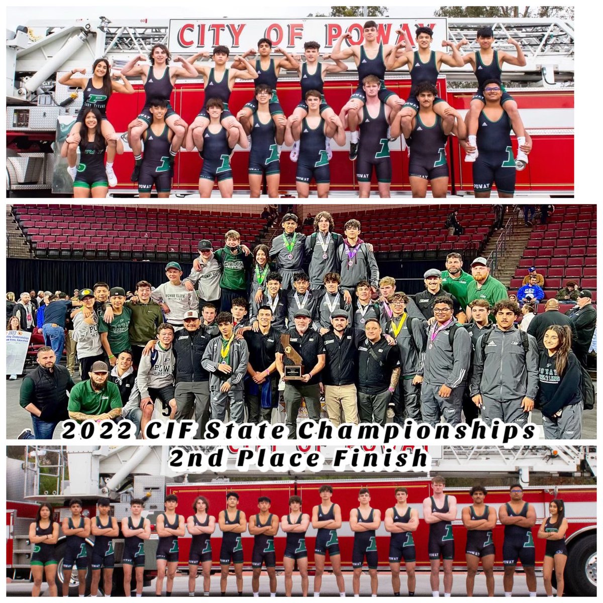 We are incredibly proud of our wrestlers for their 2nd Place win at State! Congrats to our placers and especially our Seniors who wrestled their final high school matches! Go Titans!!