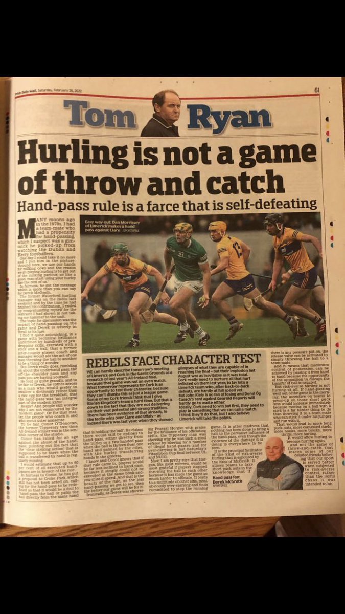 Just come across this. Brilliant form Tom Ryan. Couldn’t agree more.