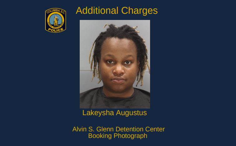 ColumbiaPDSC's tweet photo. #CPDUpdate: Additional charges filed against suspect Lakeysha Augustus in connection with last week's overdose investigation at Latimer Manor. Here's the updated news release:
https://t.co/QMfY3e0ewN https://t.co/ODX3Q8sqks