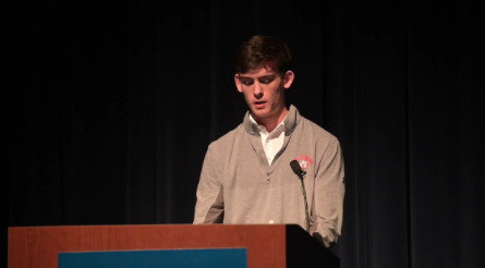 📹 Eli, a senior at #SSASeniorSchool, shared the importance of putting others before yourself in order to make the most of your high school experience in a Senior Sage speech at community assembly this morning. ow.ly/Afvn50I6hag