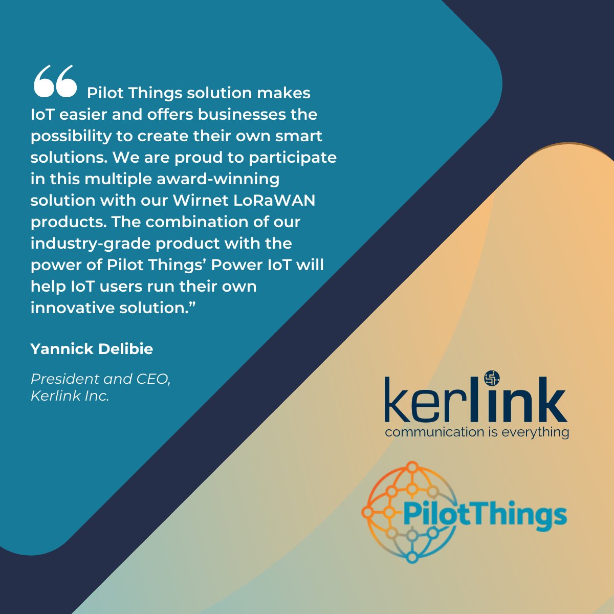 PilotThings's tweet photo. 1/3 @PilotThings, which revolutionized the software industry with its sensor-native applications, recently launched Power IoT in partnership with @Kerlink, a premier provider of IoT solutions. https://t.co/5GlVnnkIoS
