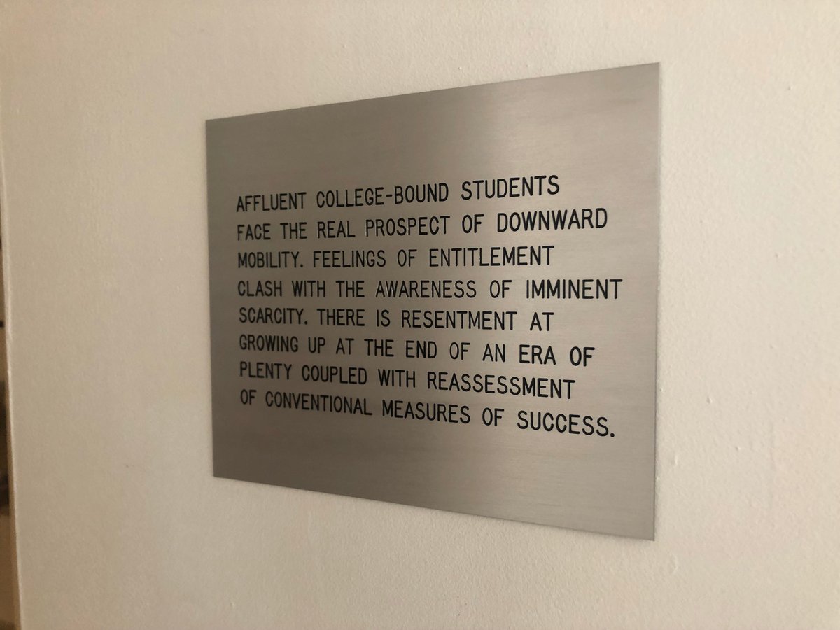 RT @lilyscherlis: New Jenny Holzer in the uchicago student union is really telling it how it is https://t.co/qFksOlg7Fr