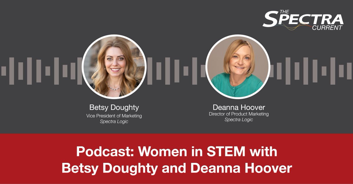spectralogic's tweet photo. Tune in to this week's #SpectraCurrent episode! We speak with @DeannaHoover, Spectra's new Director of Product Marketing and dig into what it's like to be a woman working in STEM and to work for a software enabled storage company. #podcast https://t.co/tzSlsSD31C https://t.co/fiwIyM6GxM