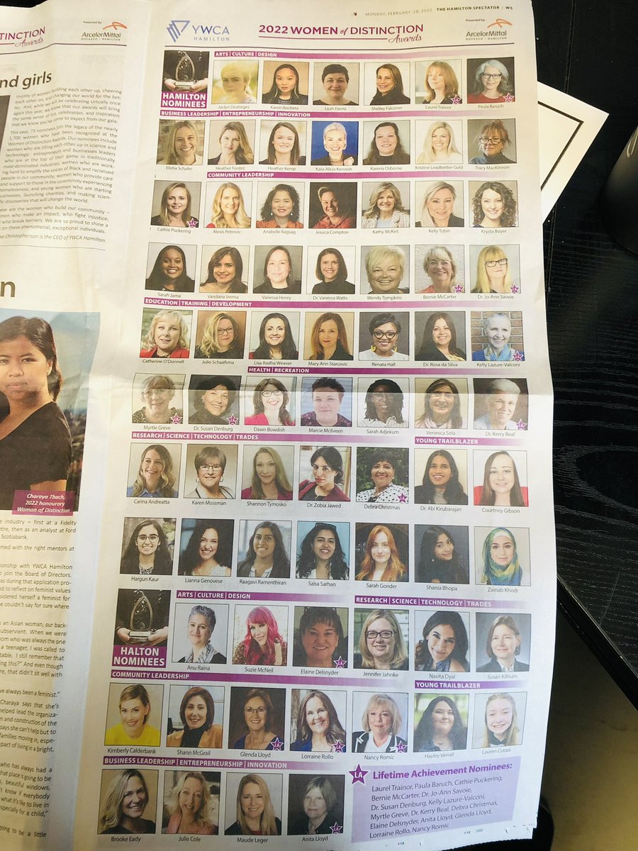 Kimberly Calderbank (@kimcalderbank) on Twitter photo Standing on the shoulders of 1300+ women that have come before us.
“You can’t be, what you don’t see.”
Congrats to the 73 <a href="/YWCA_Hamilton/">YWCA Hamilton</a> Women of Distinction Nominees - proud to stand among you.
Looking forward to celebrating Thursday.
🎟 Still available.
#WODHamiltonHalton Standing on the shoulders of 1300+ women that have come before us.
“You can’t be, what you don’t see.”
Congrats to the 73 <a href="/YWCA_Hamilton/">YWCA Hamilton</a> Women of Distinction Nominees - proud to stand among you.
Looking forward to celebrating Thursday.
🎟 Still available.
#WODHamiltonHalton