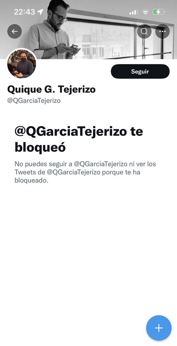 Que pena el jefe de prensa de la diputación me ha bloqueado no sabe encajar una crítica.