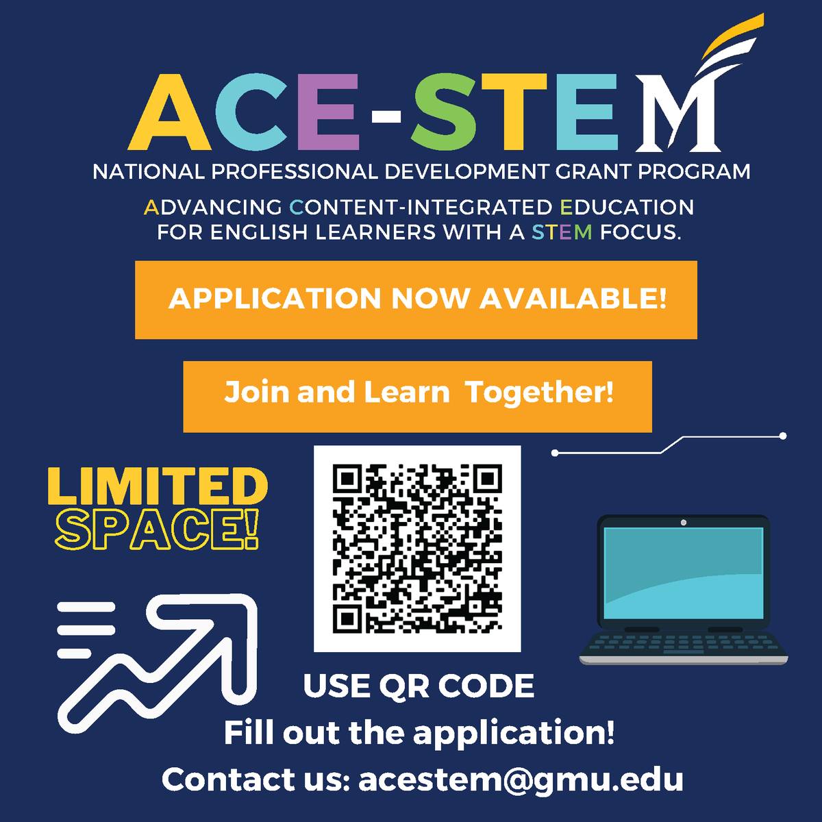 Eileen Lockhart, Ed.D. (@eileenrbl) on Twitter photo ACE-STEM application is now available for GMU. Scan the QR code to apply! <a href="/ELOfficePWCS/">EL Instructional Services</a> PWCS teachers can earn a graduate level ESOL certificate at no cost. Message me or <a href="/lisaloves2learn/">Lisa</a> for more information! <a href="/ChristinaLo19/">Christina Lo</a> <a href="/TheColon_s/">Lynmara Colón, PhD</a> ACE-STEM application is now available for GMU. Scan the QR code to apply! <a href="/ELOfficePWCS/">EL Instructional Services</a> PWCS teachers can earn a graduate level ESOL certificate at no cost. Message me or <a href="/lisaloves2learn/">Lisa</a> for more information! <a href="/ChristinaLo19/">Christina Lo</a> <a href="/TheColon_s/">Lynmara Colón, PhD</a>