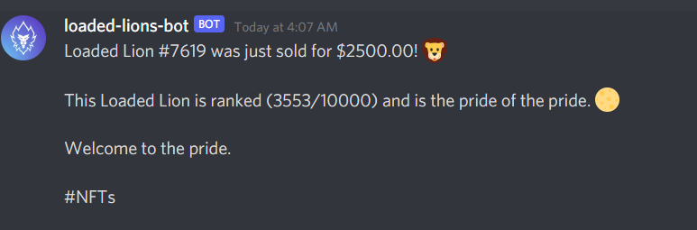 daxtrcom - Loaded $LION tweet media
