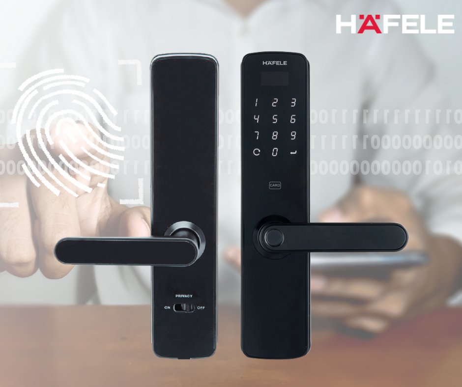 👉 Your finger is the key with this clever digital door lock. The DL7100 model offers PIN code, RFID card access, mechanical key override, App keyless access &amp; biometric access. 💻 Discover a solution for your next project bit.ly/3In5MWt
#HafeleAustralia