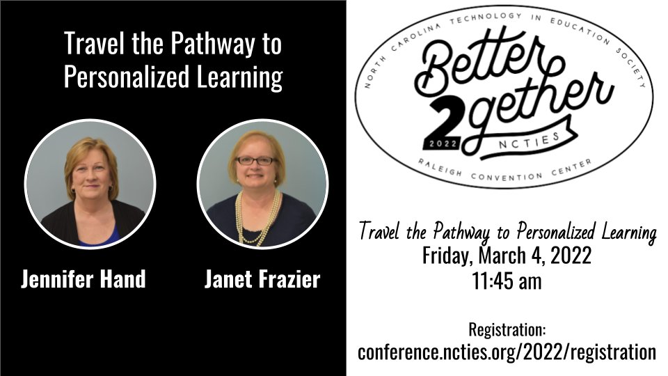 Join us at #NCTIES22 this week for a #personalized session!