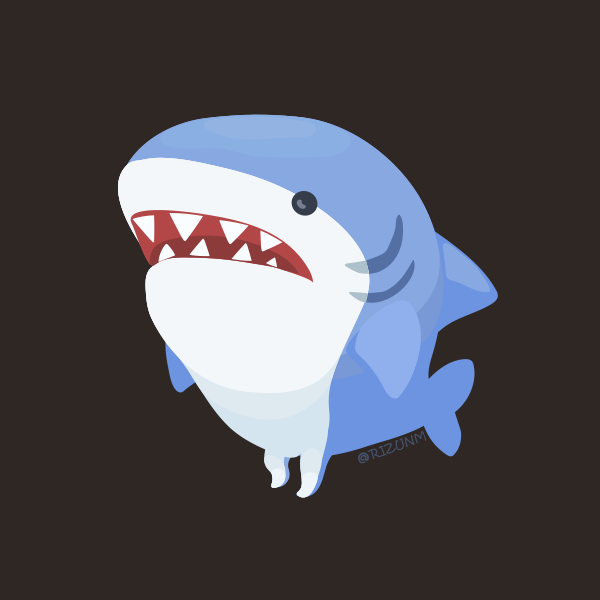 「black eyes shark costume」 illustration images(Latest)