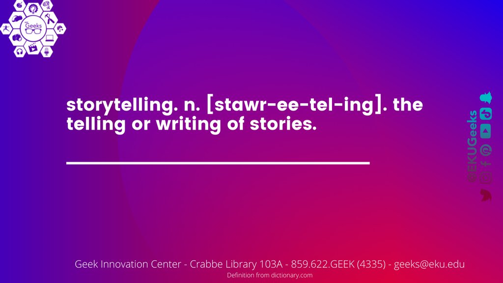 EKUGEEKS's tweet photo. Do you have a story to tell? Check out the podcast, audio, and video space in Crabbe 103A! #GeekVideoStudio #GeekPodcastStudio #EKUDigitalMedia https://t.co/cKBza9wDaL