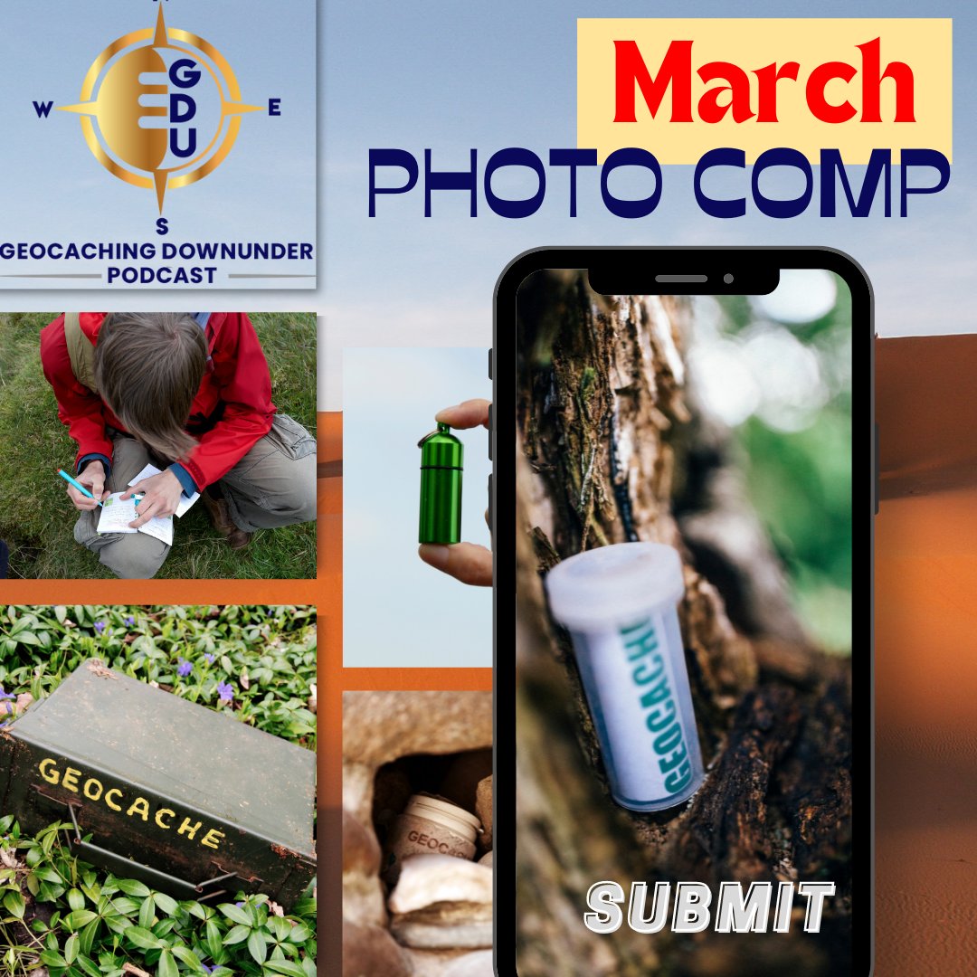 GeocachingDU's tweet photo. PHOTO COMP TIME!!!
Submit your geocaching pictures on the post pinned to the top of the Facebook page ๐ Person with the most reactions by the end of the month will be our winner ๐
Winner revealed LIVE 12/4 @ 7:30 PM AEDT๐
#gdu #geocachingdownunder #GDUpodcast #gduphotocomp https://t.co/h2fZweRfeg
