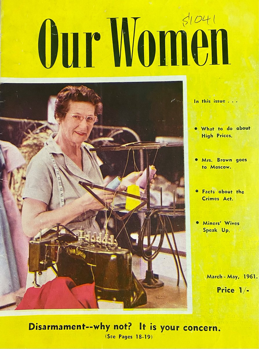 March is #WomensHistoryMonth and throughout the month we'll be highlighting some fantastic records in our archives that relate to women. Among our collections are a variety of serials and journals created by and for women, including Our Women, Women at Work and Refractory Girl.