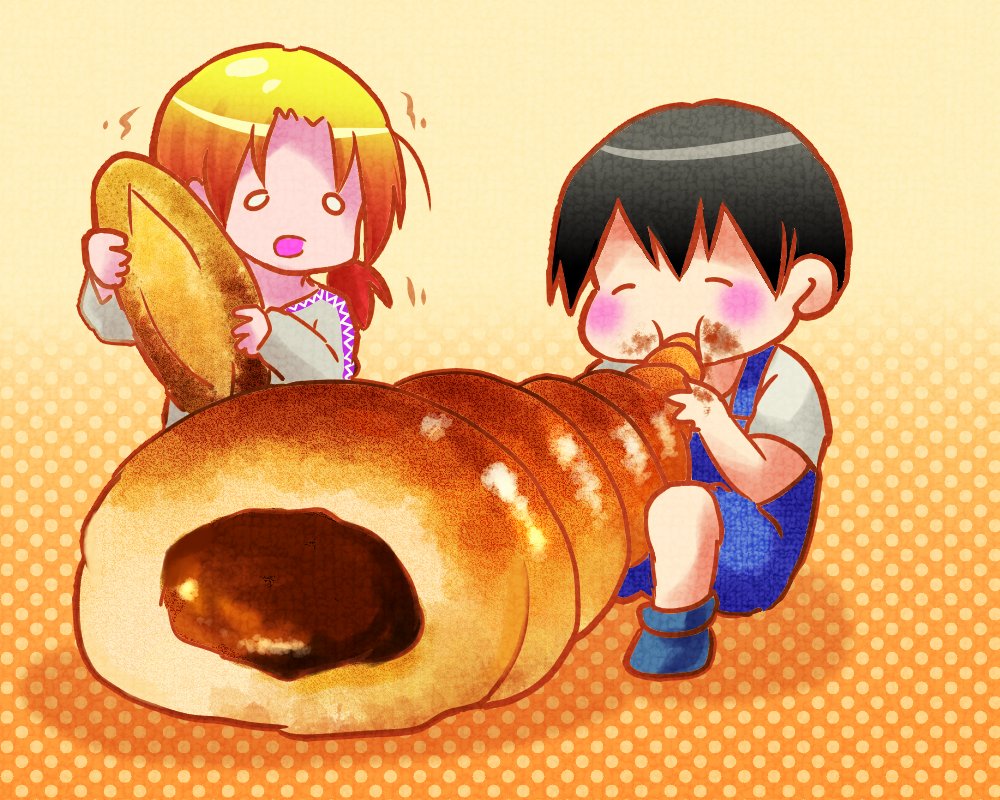 beroho_rakupa's tweet photo. #art_ippi お題【パン】🥖
恐怖！チョココロネ吸いBOY！
(๑ଠᴗଠ)ｼﾞｭﾙｼﾞｭﾙ… https://t.co/3A49CgsGrO