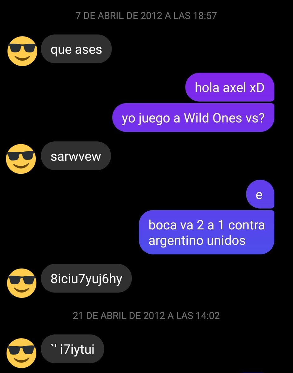 Los chats viejos de facebook son espectaculares JAJAJAJAJA QUE LE PASABA LE DIÓ UN ACV